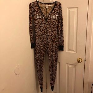 Pink Victoria Secret Onesie Pajama